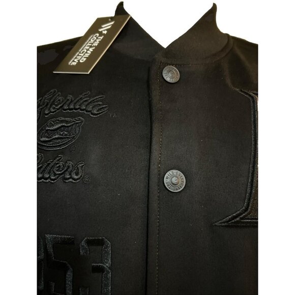 NEW Florida Gators The Wild Collective Suede Fleece Snap Bomber Jacket Men's M - Picture 6 of 10